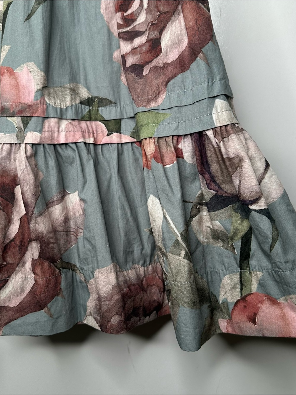Anthropologie x Loverly Grey Somerset Mini Dress Floral Size SP - Picture 8 of 14